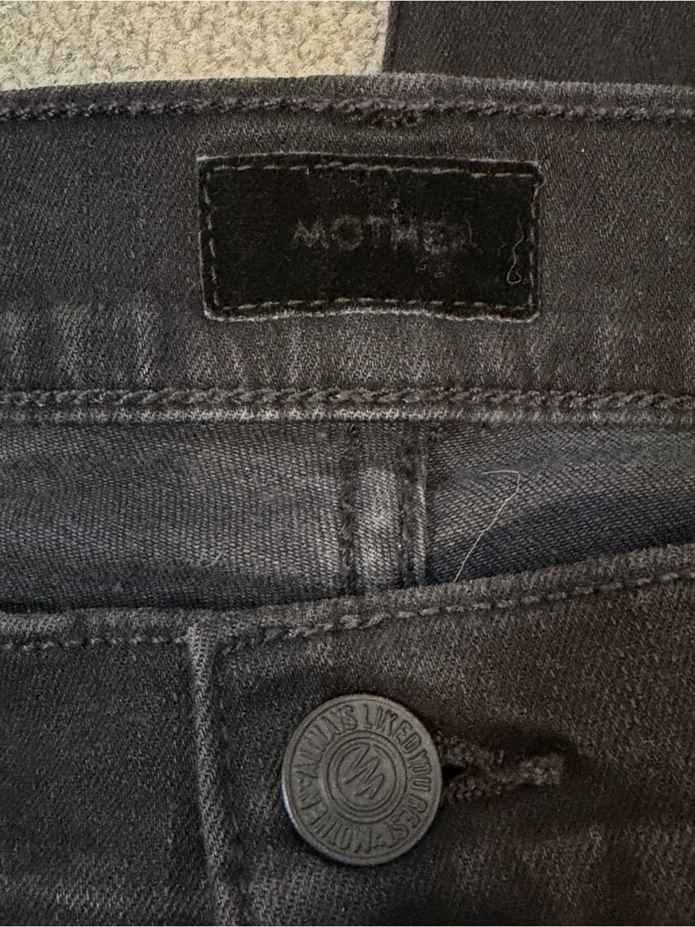 MOTHER ‘The Runaway’ High-Rise Bootcut Flare Jeans in Black - Size 29x33 - Picture 7 of 11